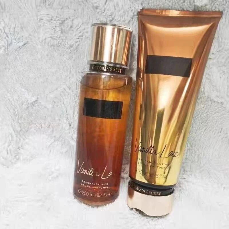 Fragrance Body Lotion VS Essential Oil Spray Set Moisturizing and Hydrating Body Hydrating Lotion Lasting Fragrance