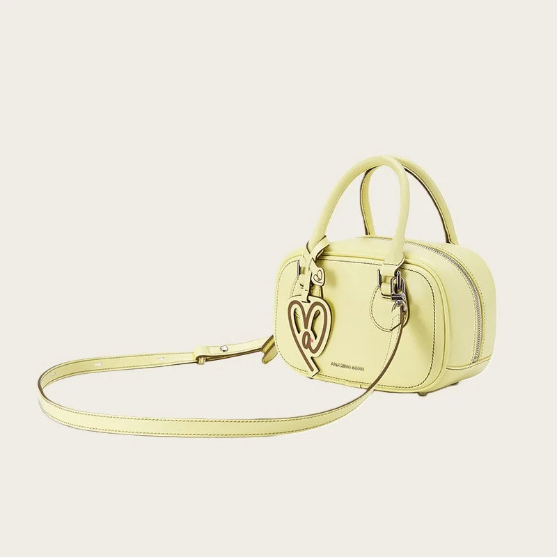 Toast Bag Large Capacity Tote Bag Handbag Shoulder Bag Crossbody Bag Heart-Shaped Soft