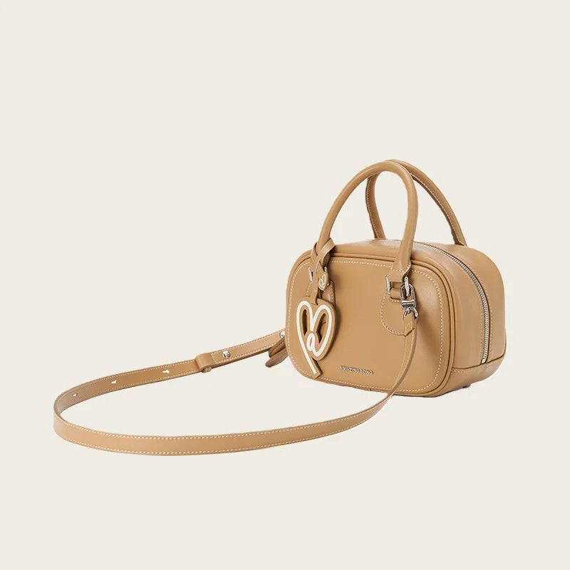 Toast Bag Large Capacity Tote Bag Handbag Shoulder Bag Crossbody Bag Heart-Shaped Soft