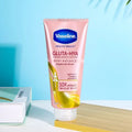 Vaseline Gluta - Hya Dewy Radiance & Flawless Glow Serum Burst UV Face Body Lotion 300ml