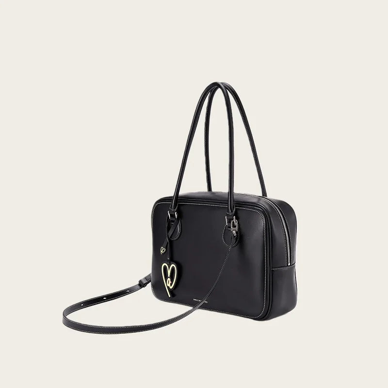 Toast Bag Large Capacity Tote Bag Handbag Shoulder Bag Crossbody Bag Heart-Shaped Soft